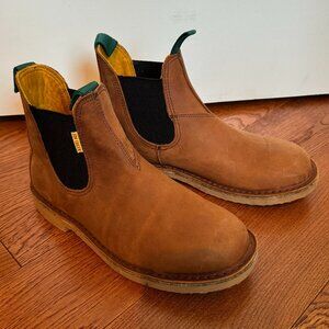 Jim Green Outback Mens Chelsea Boots - Fudge Leather - Size 11.5